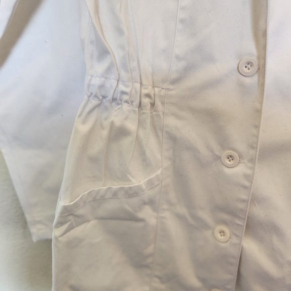Dickies updated missy fit lab coat white pockets style 84402-34" sz XS GUC scrub - Picture 12 of 16